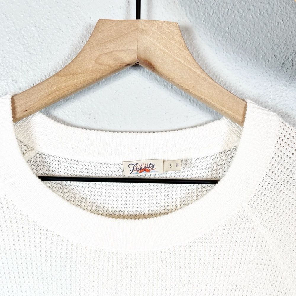 Faherty Throwback Crew Striped Sweater Organic Co… - image 5